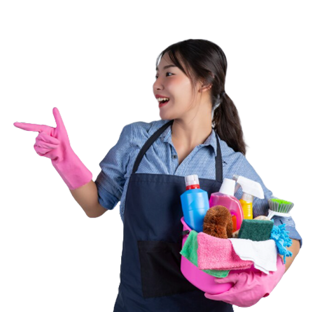 Cleaner holding supplies