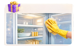 Fridge deep clean