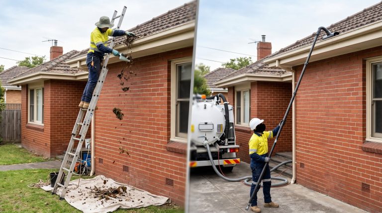 Gutter Vacuum vs Hand Cleaning: Which Method Is Better for Your Property?
