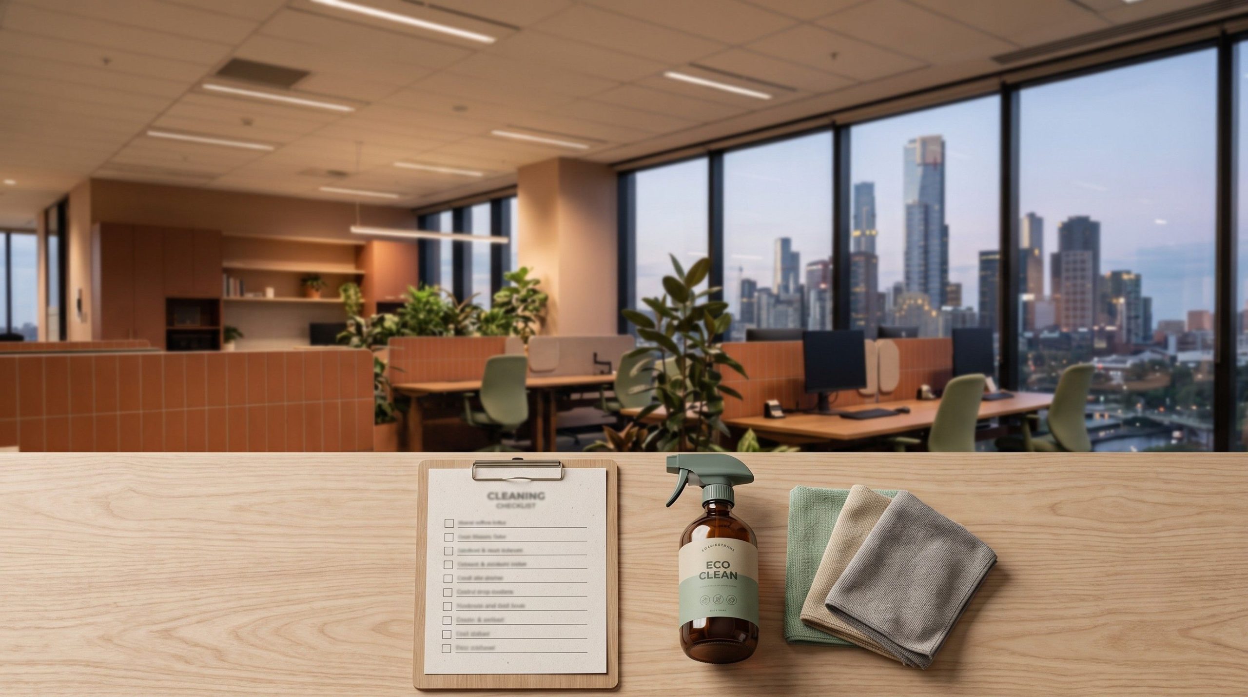 The Complete Office Cleaning Checklist: Daily, Weekly & Monthly Tasks (2026)